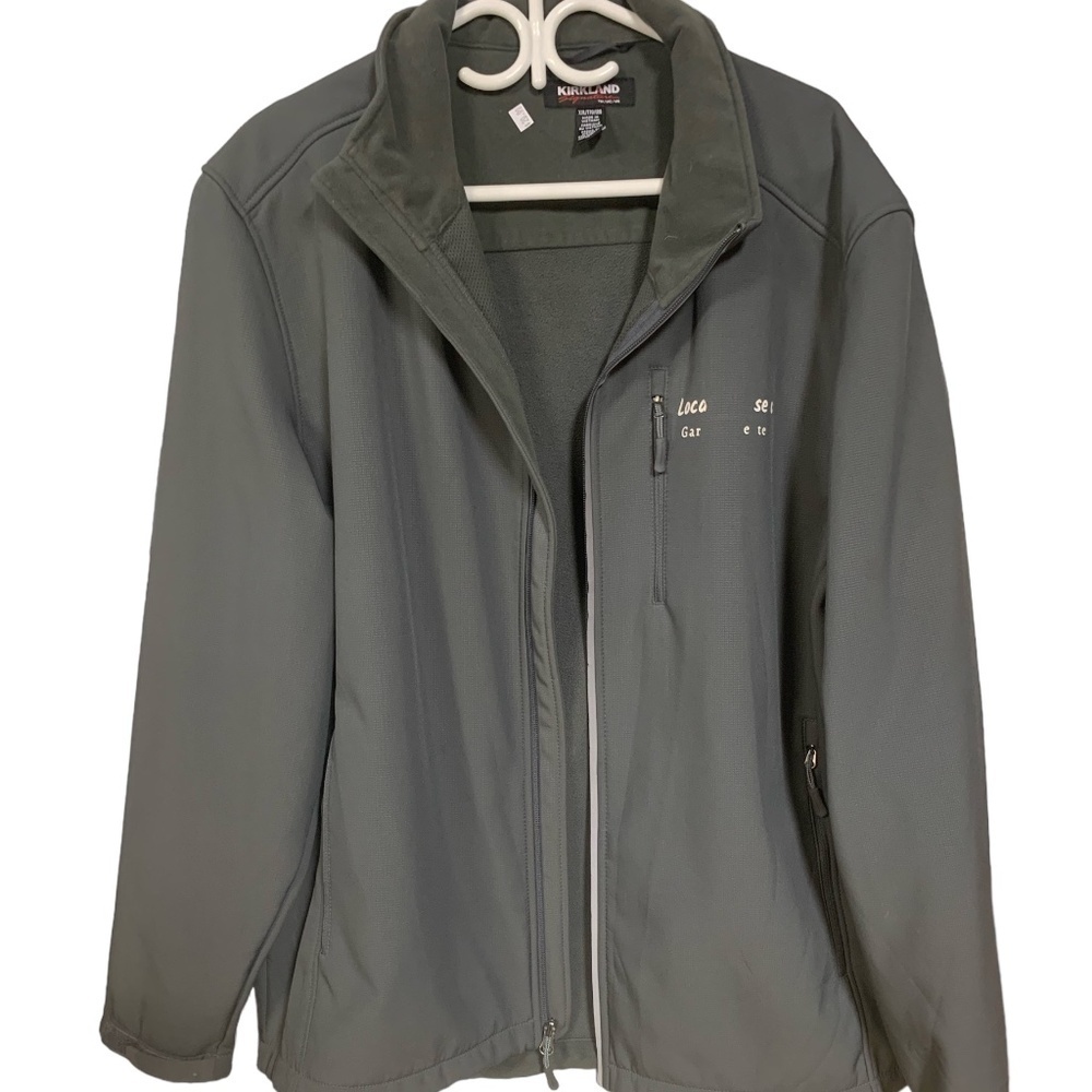 Men's Grey Kirkland Fleece Lined Fall Coat